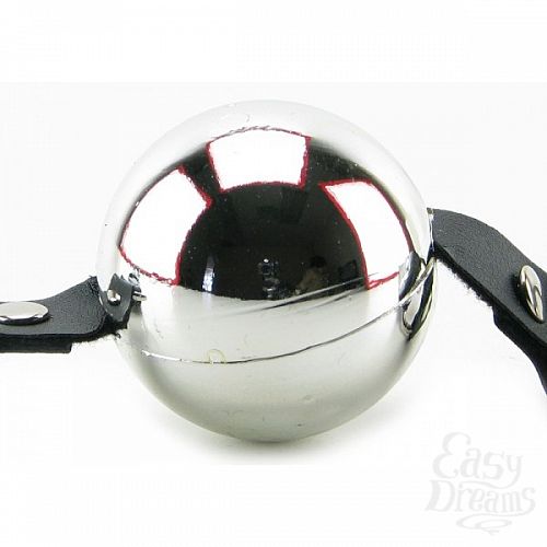 Фотография 2:  Кляп серебряного цвета Fetish Platinum Ball Gag, Черный Фотография 2  Кляп серебряного цвета Fetish Platinum Ball Gag, Черный