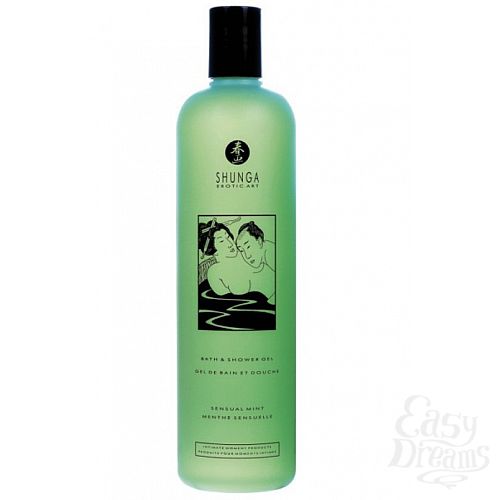  1:     Shunga Bath&Shower Gel Mint, 500 