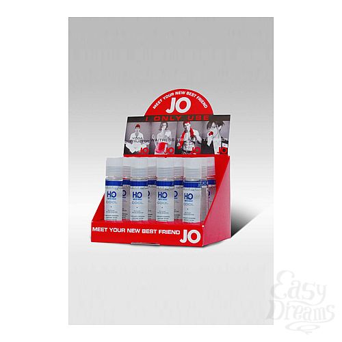 Фотография 1:  Набор охлаждающих лубрикантов на водной основе JO H2O COOL 12х30мл в боксе Фотография 1:  Набор охлаждающих лубрикантов на водной основе JO H2O COOL 12х30мл в боксе