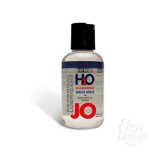  1:       JO Personal Lubricant H2O Warming, 2.5 oz (75 )