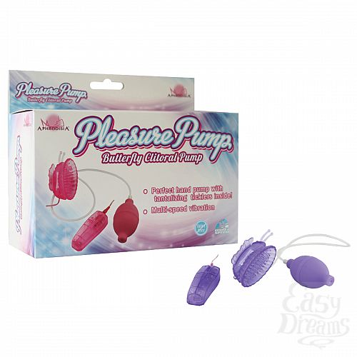  1:      Pleasure Pump- Butterfly Clitoral 54002-purpleHW