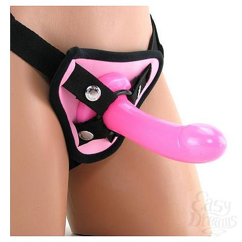  2   S&M Strap-On With Dildo Pink