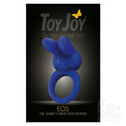 Фотография 2:  Кольцо со стимулятором клитора Eos The Rabbit C-Ring , Синий Фотография 2  Кольцо со стимулятором клитора Eos The Rabbit C-Ring , Синий