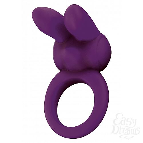 Фотография 3:  Кольцо со стимулятором клитора Eos The Rabbit C-Ring , Синий Фотография 3  Кольцо со стимулятором клитора Eos The Rabbit C-Ring , Синий