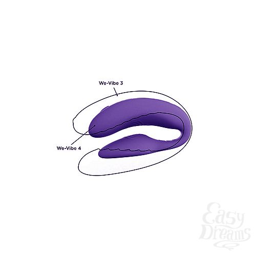  4  WE-VIBE-4  Purple-,  