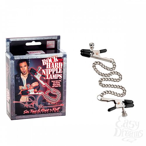  1:     Phil Varone Rock Hard Nipple Clamps Black 2975-40BXSE