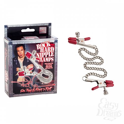 ���������� 1:  ������� ��� ����� Phil Varone Rock Hard Nipple Clamps Red 2975-50BXSE