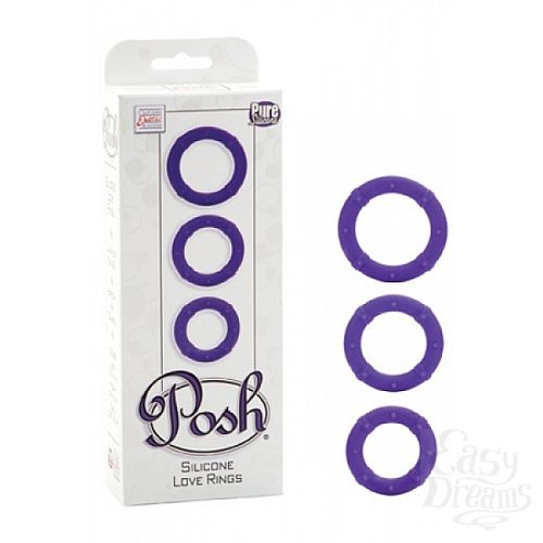  1:     Posh Silicone Love Rings 
