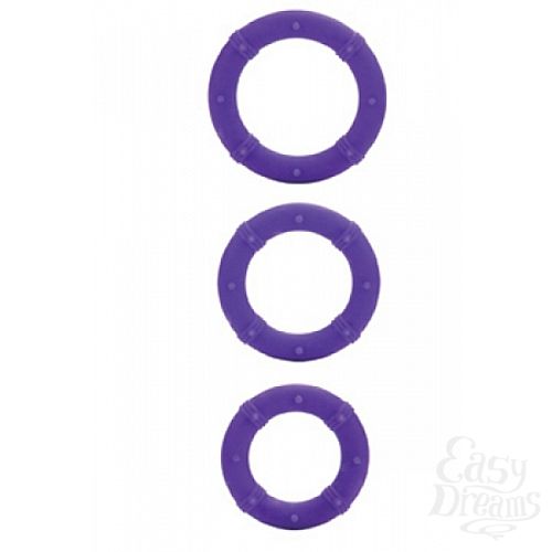  2     Posh Silicone Love Rings 