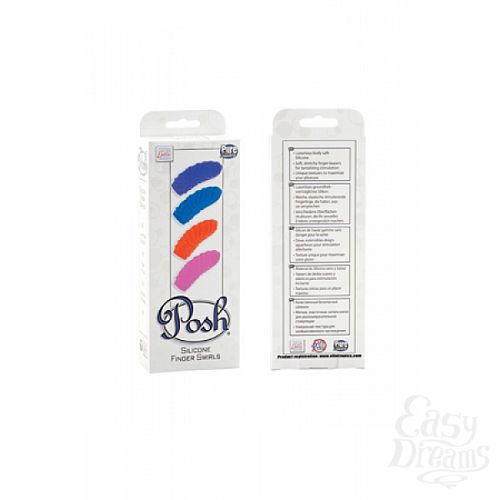 ���������� 3  ����� Posh Silicone Finger Teasers Swirls: ������ ������� �� ����� �� ��������