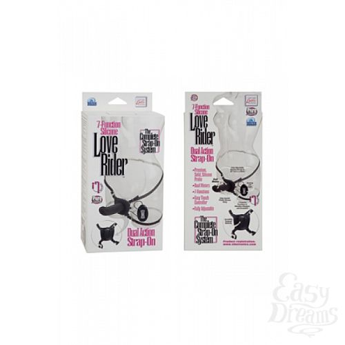  3    7-Function Love Rider Dual Acton Strap On     