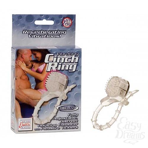  2      Vibrating Cinch Ring - Clear
