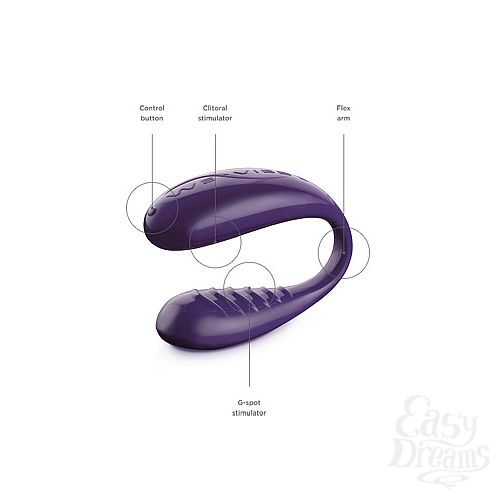  3  WE-VIBE-II Purple  USB rechargeable 