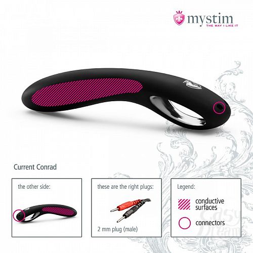  2     CURRENT CONRAD E-STIM DILDO 46440