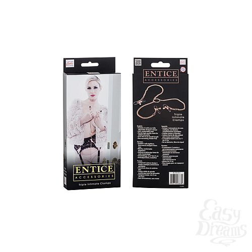  3          Entice Triple Intimate Clamps 