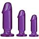  Anal Trainer Kit   Crystal Jellies        .     .       ,    .  S:  7,62 ,    5,6 ,  2,54 .  :  10 ,    8 ,  3,8 .  L:  12.7 ,    10.5 ,  5 . : . : PVC-Plastic. : Doc Johnson, .   .