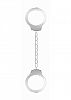  Pleasure Legcuffs White SH-OU006WHT