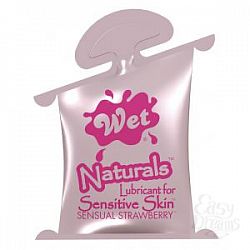  ����-��������� �� ������ ������ Wet Naturals Sensual Strawberry - 10 ��.