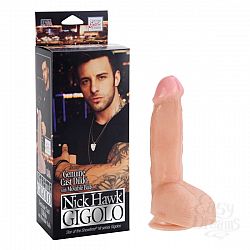  ������������� Nick Hawk GIGOLO Genuine Cast Dildo with Movable Balls 2960-00BXSE