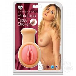 Мастурбатор-вагина CyberSkin Pink Lips Pussy Stroker   Мастурбатор-вагина CyberSkin Pink Lips Pussy Stroker