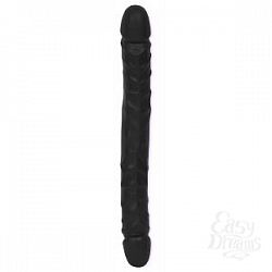 Двойной черный фаллоимитатор Black Double Dong - 45 см.  Двойной черный фаллоимитатор Black Double Dong - 45 см.