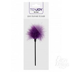     SEXY FEATHER TICKLER PURPLE 10230TJ