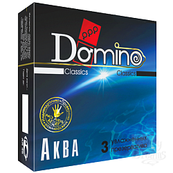 Увлажняющие презервативы DOMINO Аква, 3 шт. Увлажняющие презервативы DOMINO Аква, 3 шт.