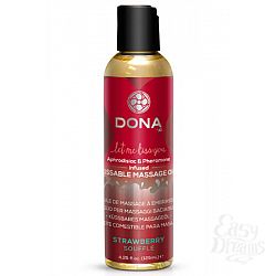      DONA Kissable Massage Oil Strawberry Souffle 125 