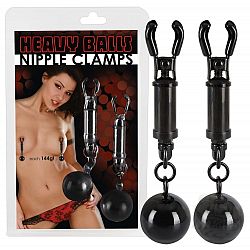 Зажимы на соски с шариками Nipple Clamps Heavy Balls Зажимы на соски с шариками Nipple Clamps Heavy Balls