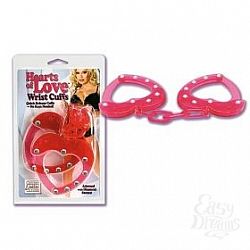 Розовые наручники-сердечки Розовые наручники-сердечки