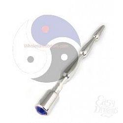         Rider jewel Plug with blue jewel - 11,6 .