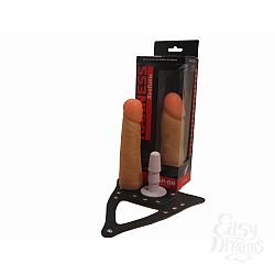 Страпон Харнес, 17,5 см., Телесный Страпон Харнес, 17,5 см., Телесный