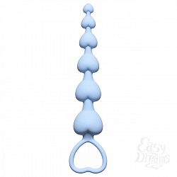     Heart s Beads Blue - 18 .