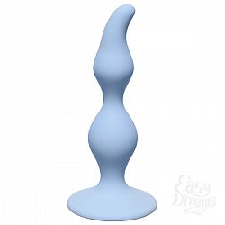     Curved Anal Plug Blue - 12,5 .