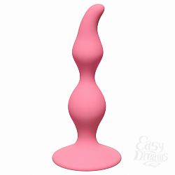    Curved Anal Plug Pink 4105-01Lola