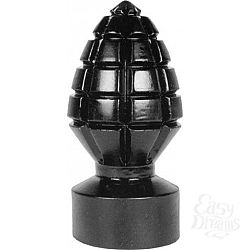       All Black Andreas Dildo - 14,5 .