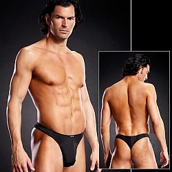 Черные мужские танга из микрофибры BLM001-BLK S / M Черные мужские танга из микрофибры BLM001-BLK S / M