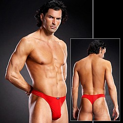 Красные мужские танга из микрофибры BLM001-RED S / M Красные мужские танга из микрофибры BLM001-RED S / M