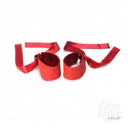    Lelo - Etherea Silk Cuffs Red