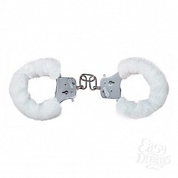   FURRY FUN CUFFS, well-trained white