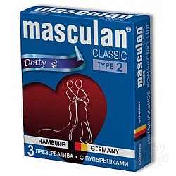 Презервативы Masculan Classic с пупырышками (Dotty) Презервативы Masculan Classic с пупырышками (Dotty)