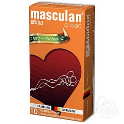 Презервативы Masculan Classic с колечками и пупырышками (Dotty+Ribbed) Презервативы Masculan Classic с колечками и пупырышками (Dotty+Ribbed)