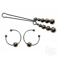 Комплект украшений для клитора и сосков Комплект украшений для клитора и сосков