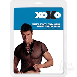 Мужская майка с виниловой шнуровкой 26-8007XO  Мужская майка с виниловой шнуровкой 26-8007XO